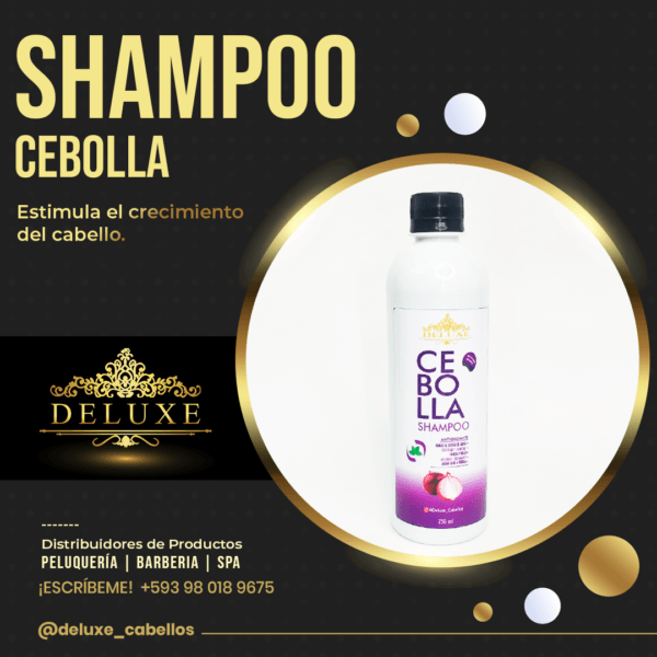 Shampoo de cebolla - estimula el crecimiento